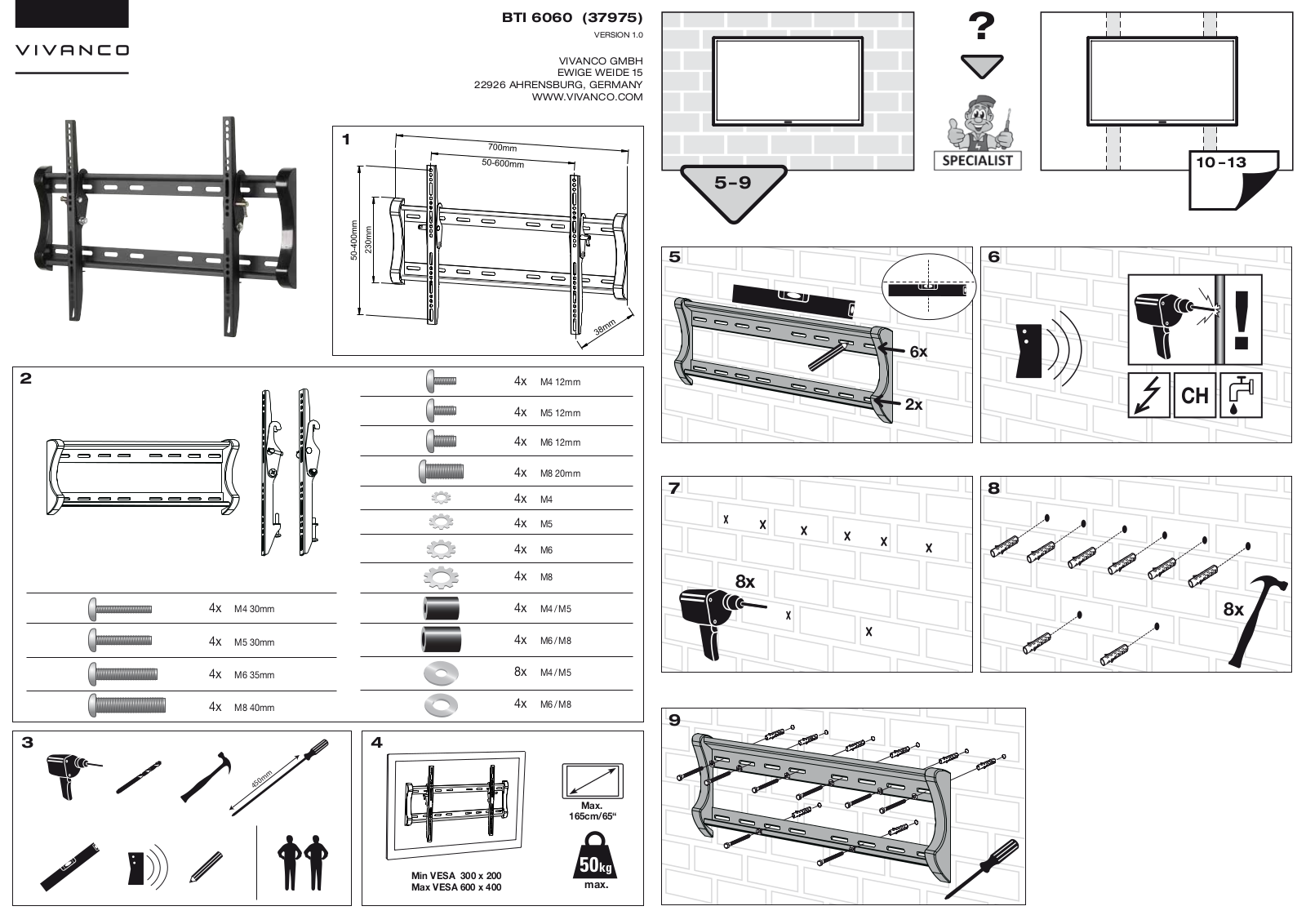 Vivanco BTI 6060 User Manual