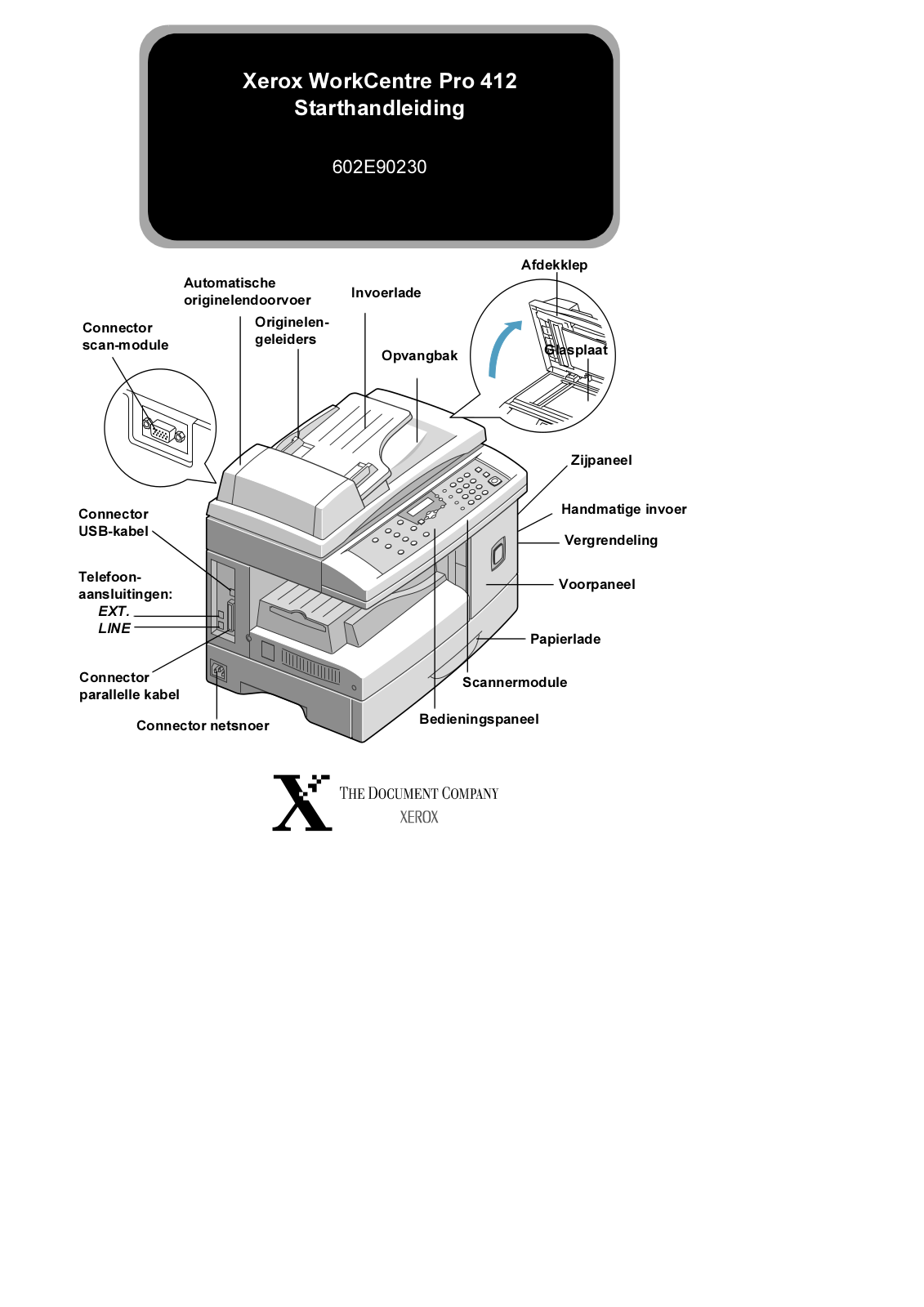 Xerox WorkCentre Pro 412 system manual