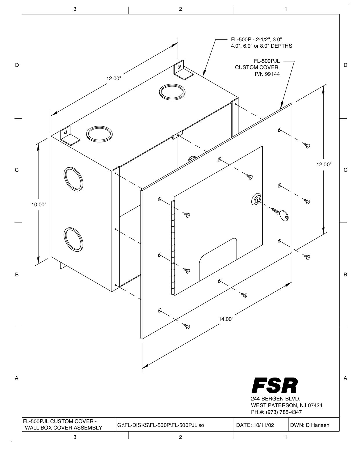 FSR FL-500PJL User Manual