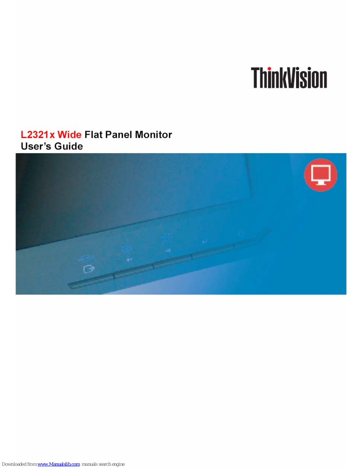 Lenovo 4014HB6, ThinkVision L2321x User Manual