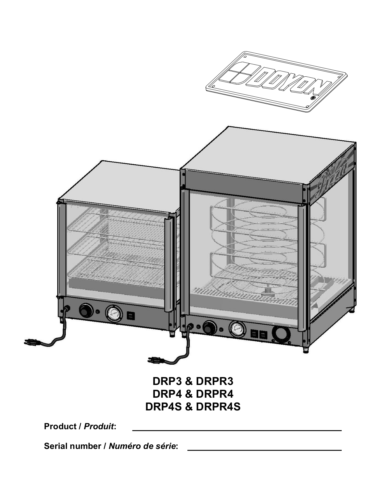 Doyon DRPR4S Operators Manual