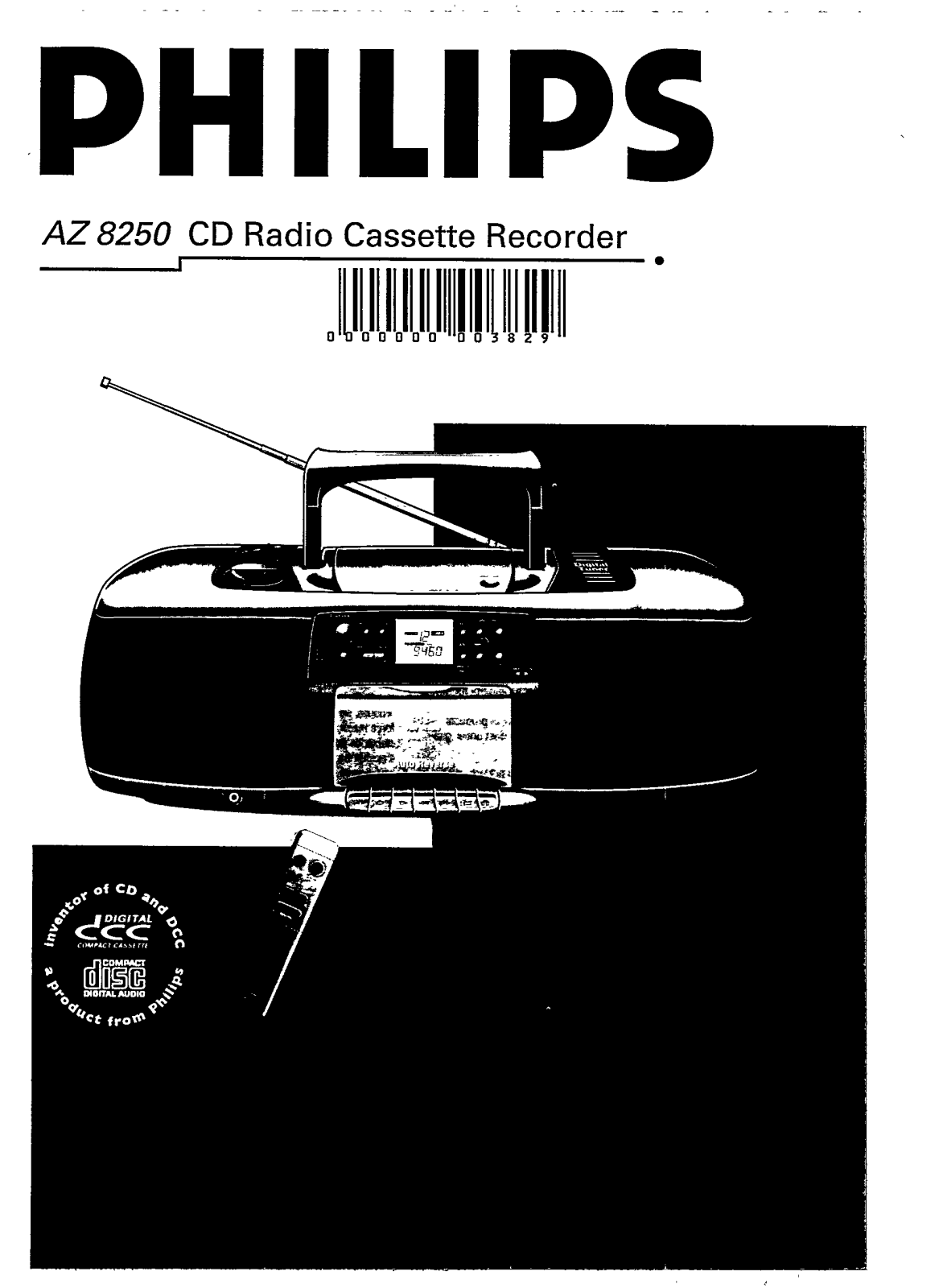 Philips AZ8250/00, AZ8250 User Manual