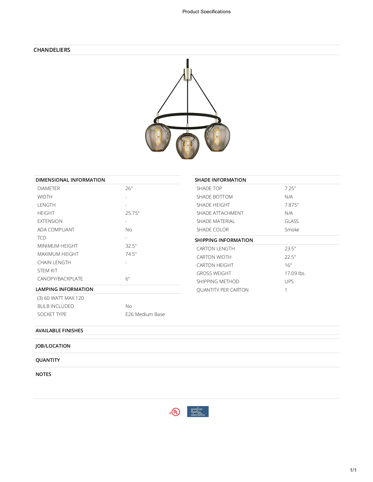 AllModern WLSG1315 Specifications - ManualMachine.com