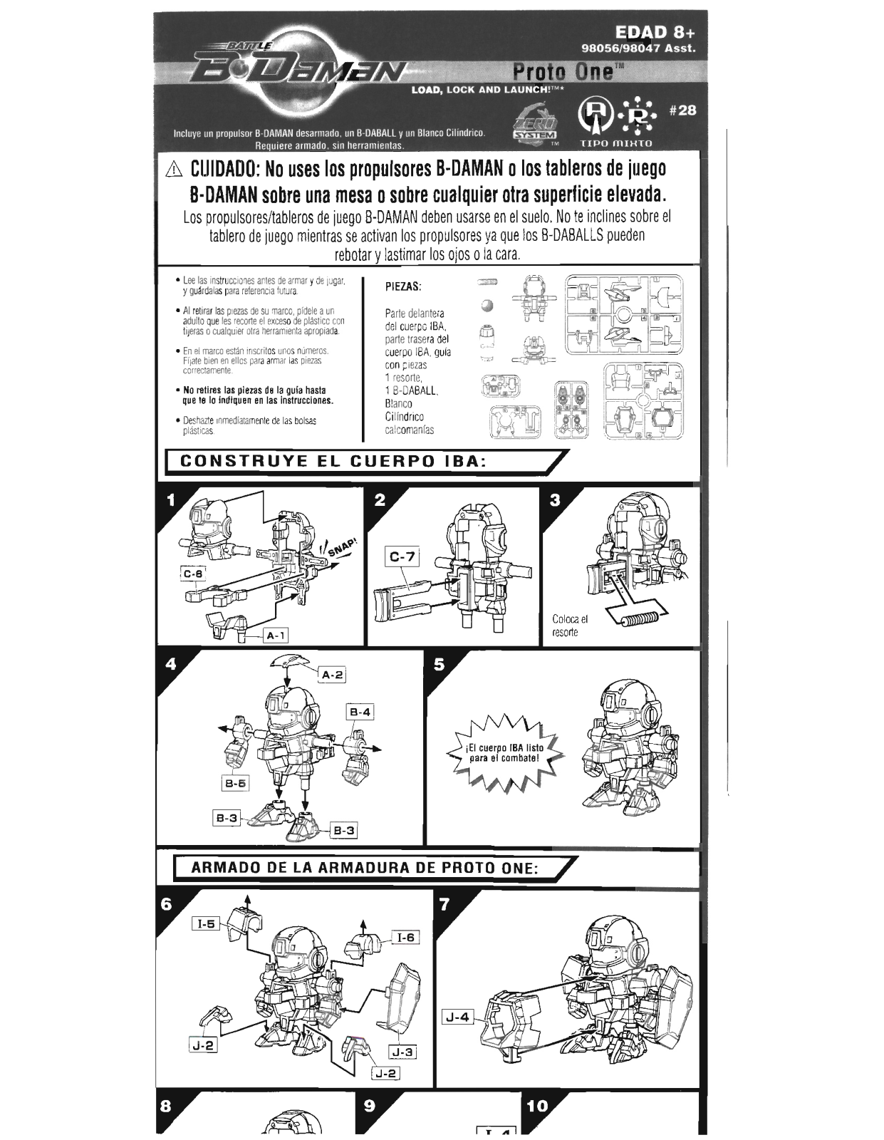 HASBRO B Daman Proto One User Manual