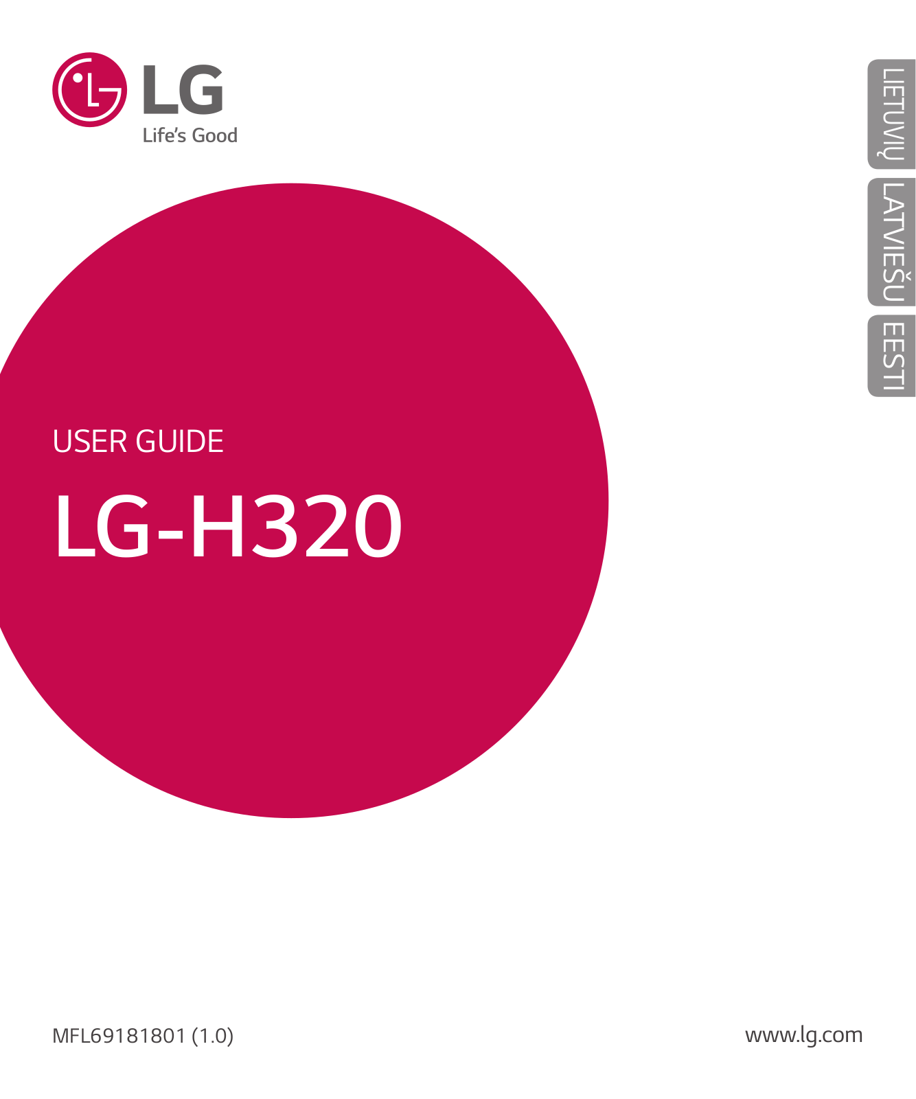 LG LGH320 User manual