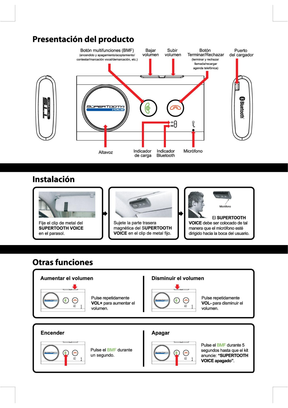 Supertooth VOICE User Manual