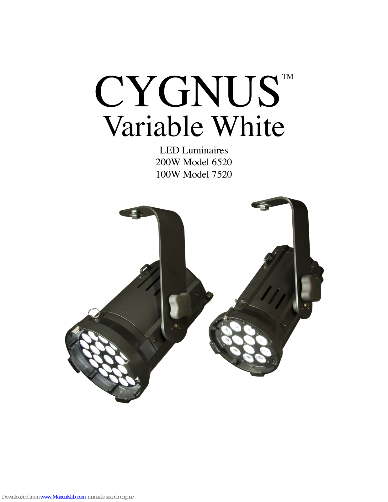 Cygnus 6520, 7520 User Manual - ManualMachine.com