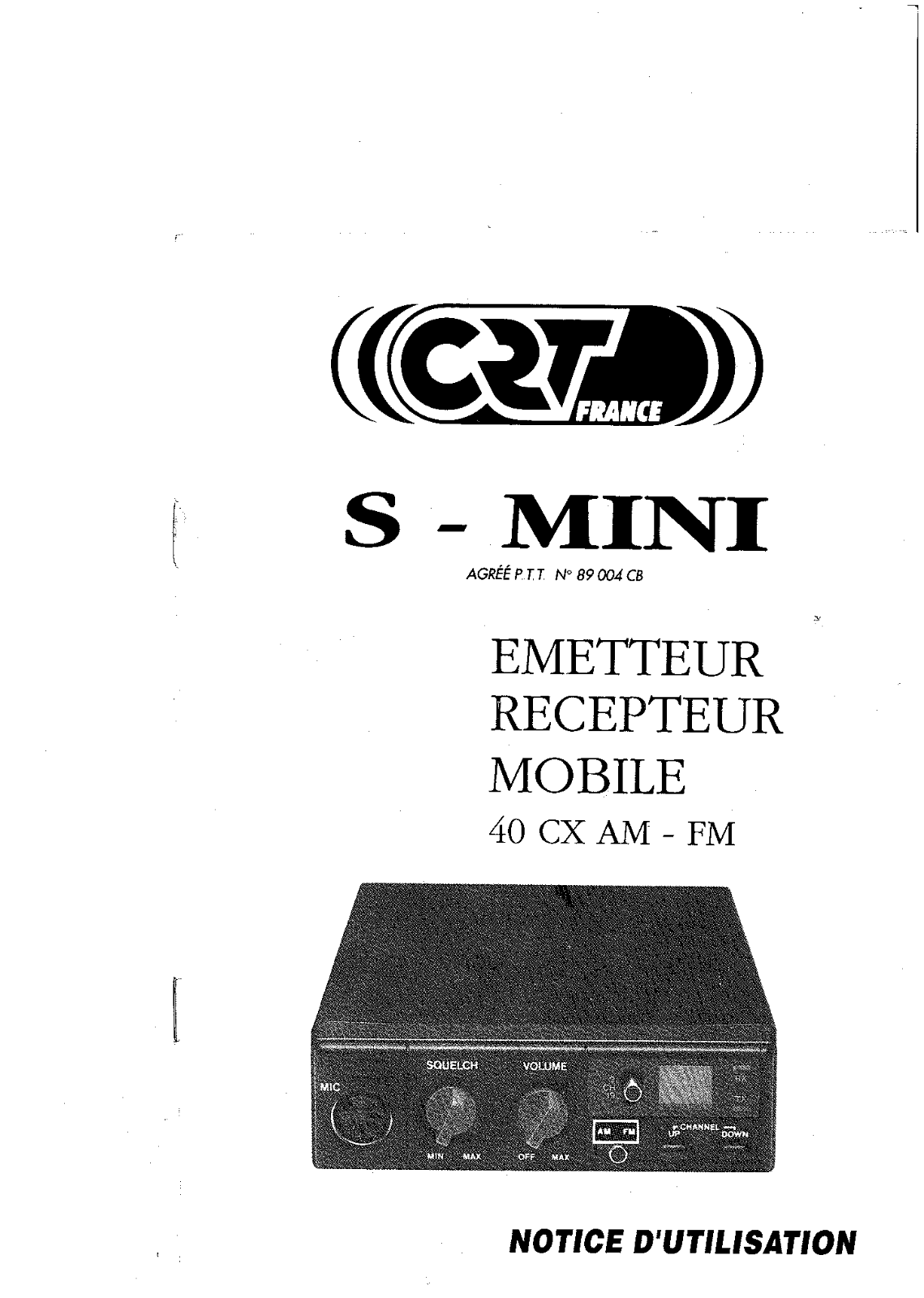 CRT S-Mini Service manual