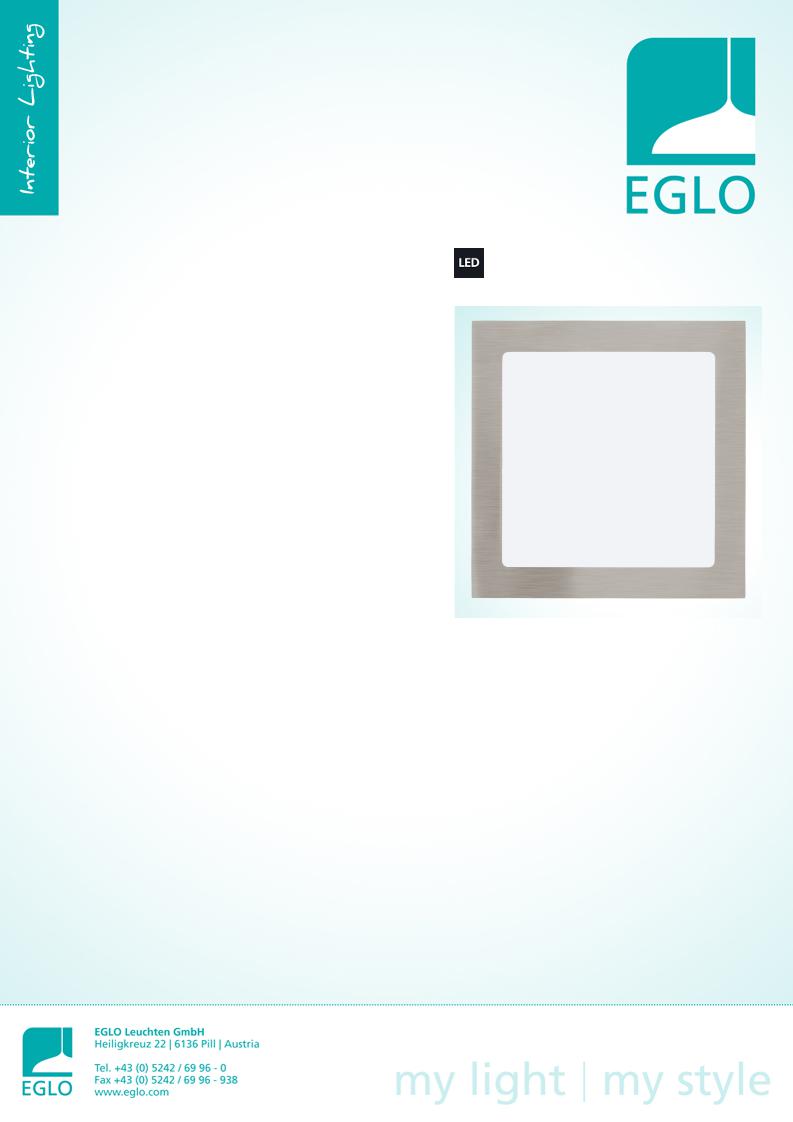 Eglo 31678 Service Manual
