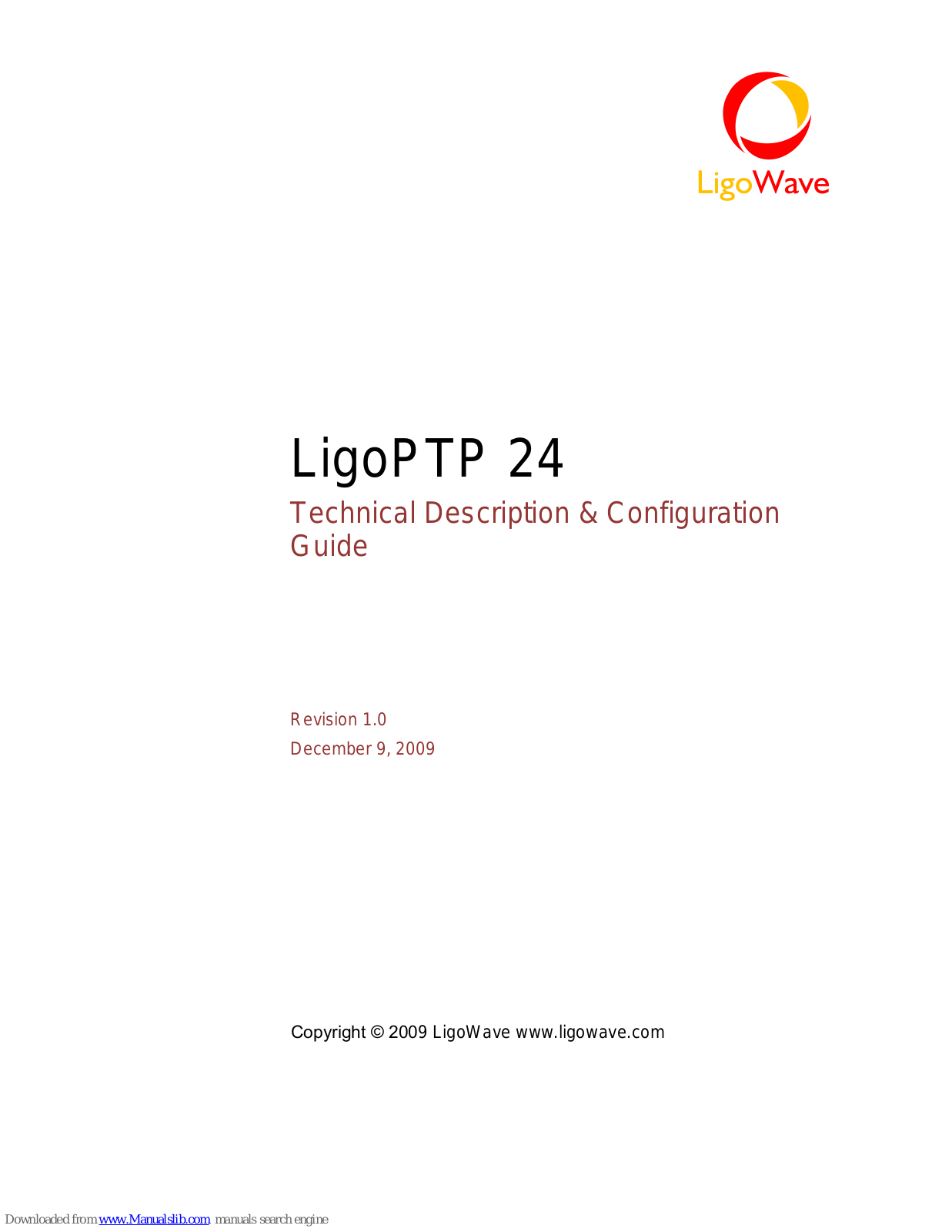 LigoWave LigoPTP 24 Series User Manual