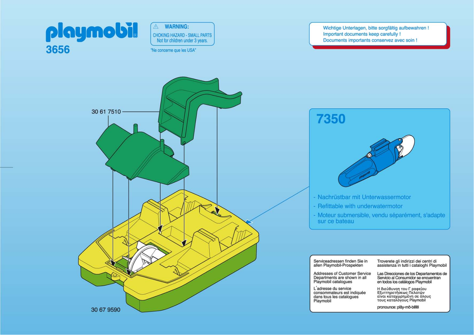 Playmobil 3656 Instructions