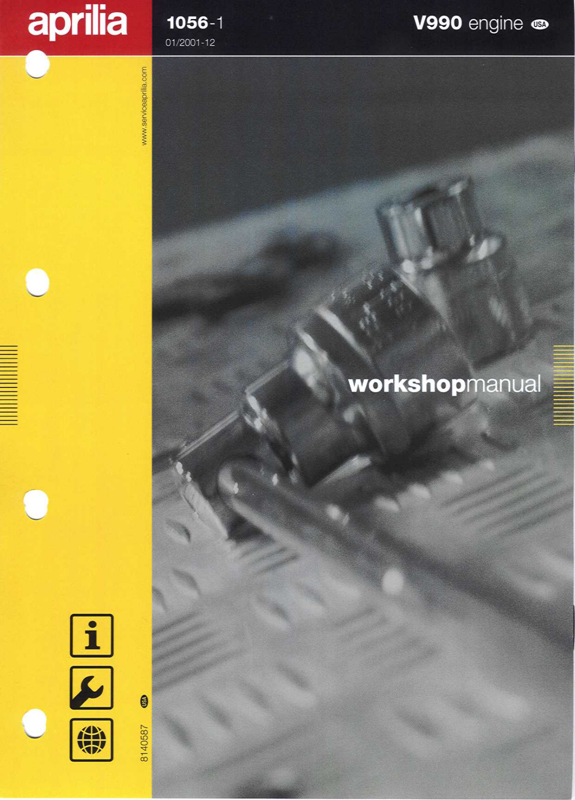 Aprilia V990 Workshop Manual