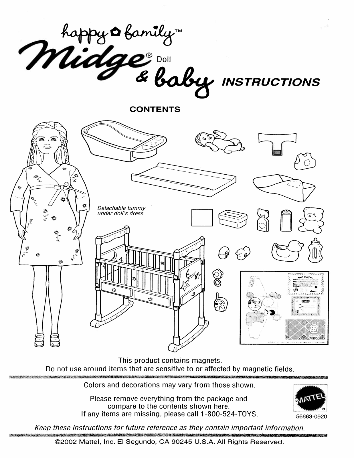 Fisher-Price 56663 Instruction Sheet