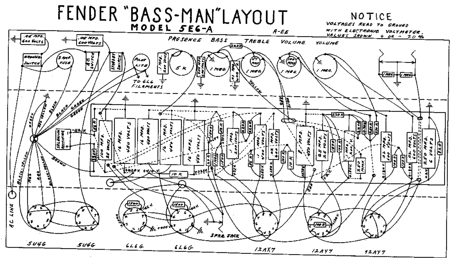 Fender 5e6a schematic