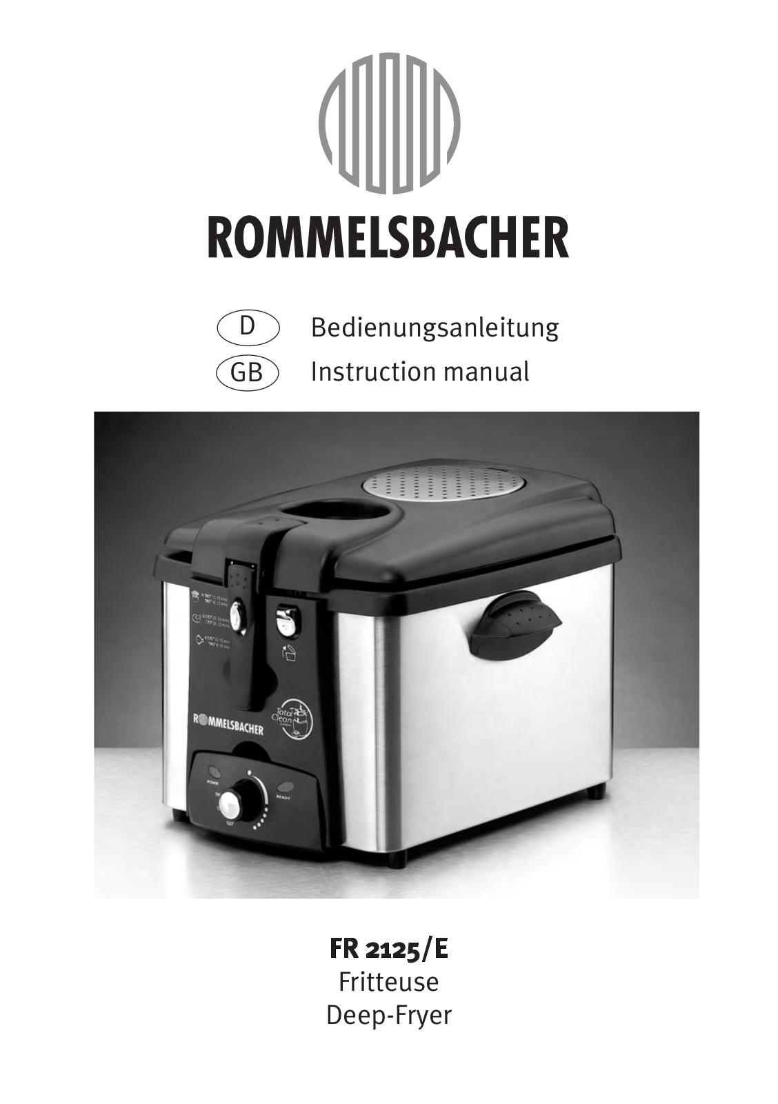 Rommelsbacher FR 2125-E User Manual