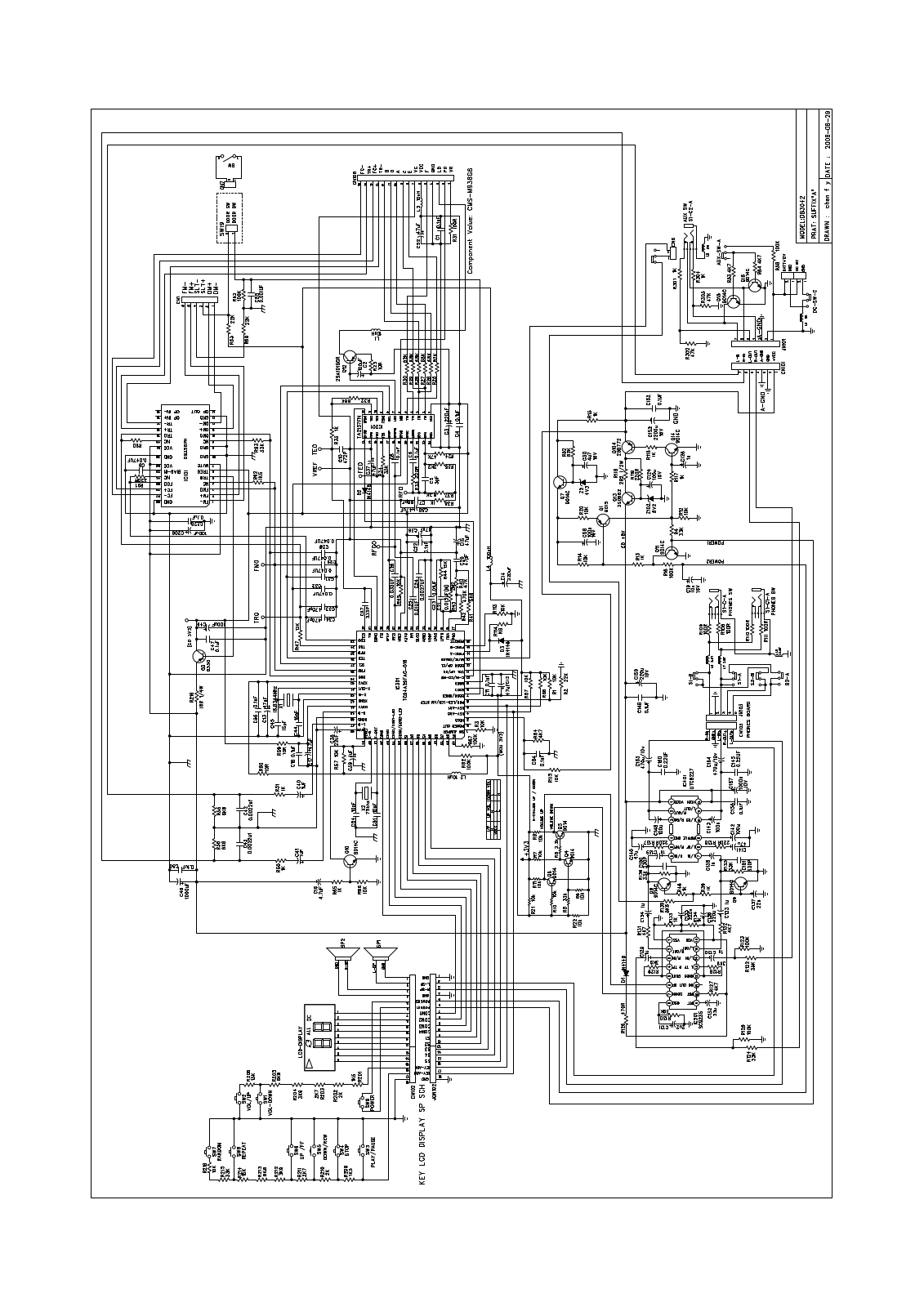 Disney DB3042-MER schematics