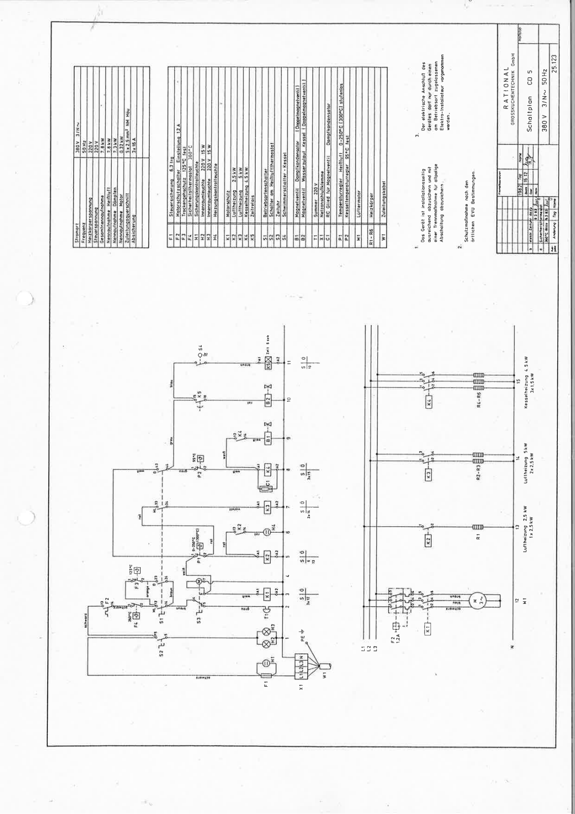 Rational CD5 Circuit Diagram