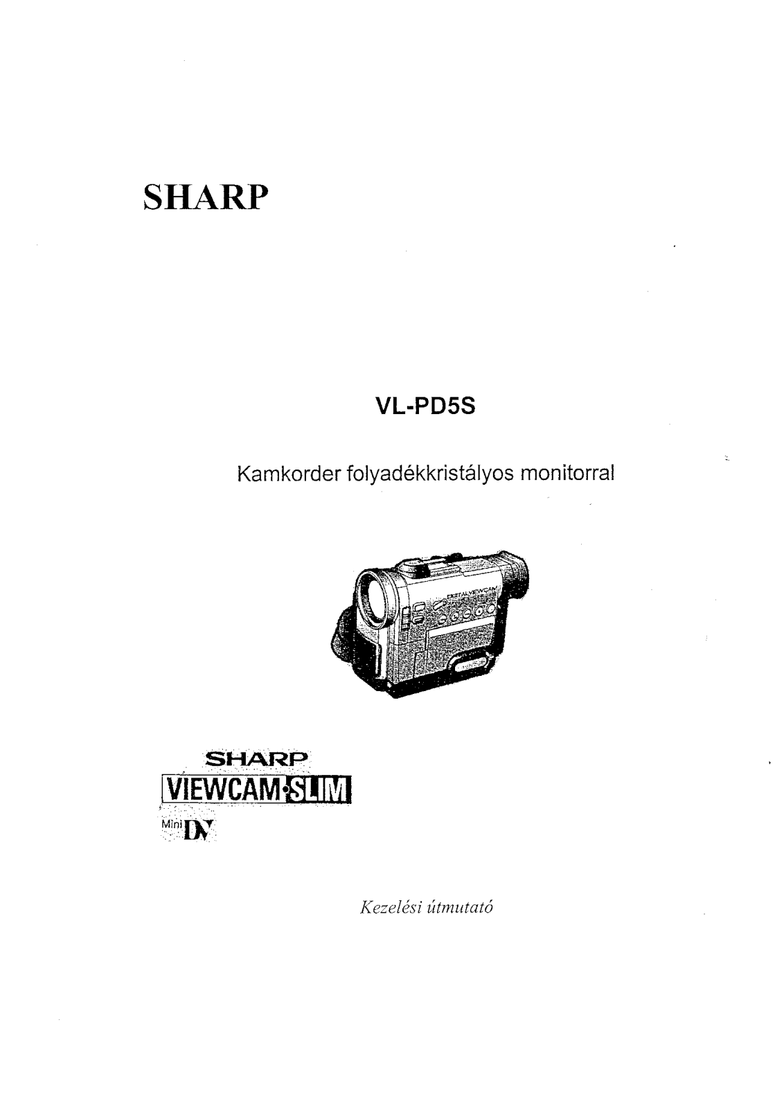 Sharp VLPD5S User Manual