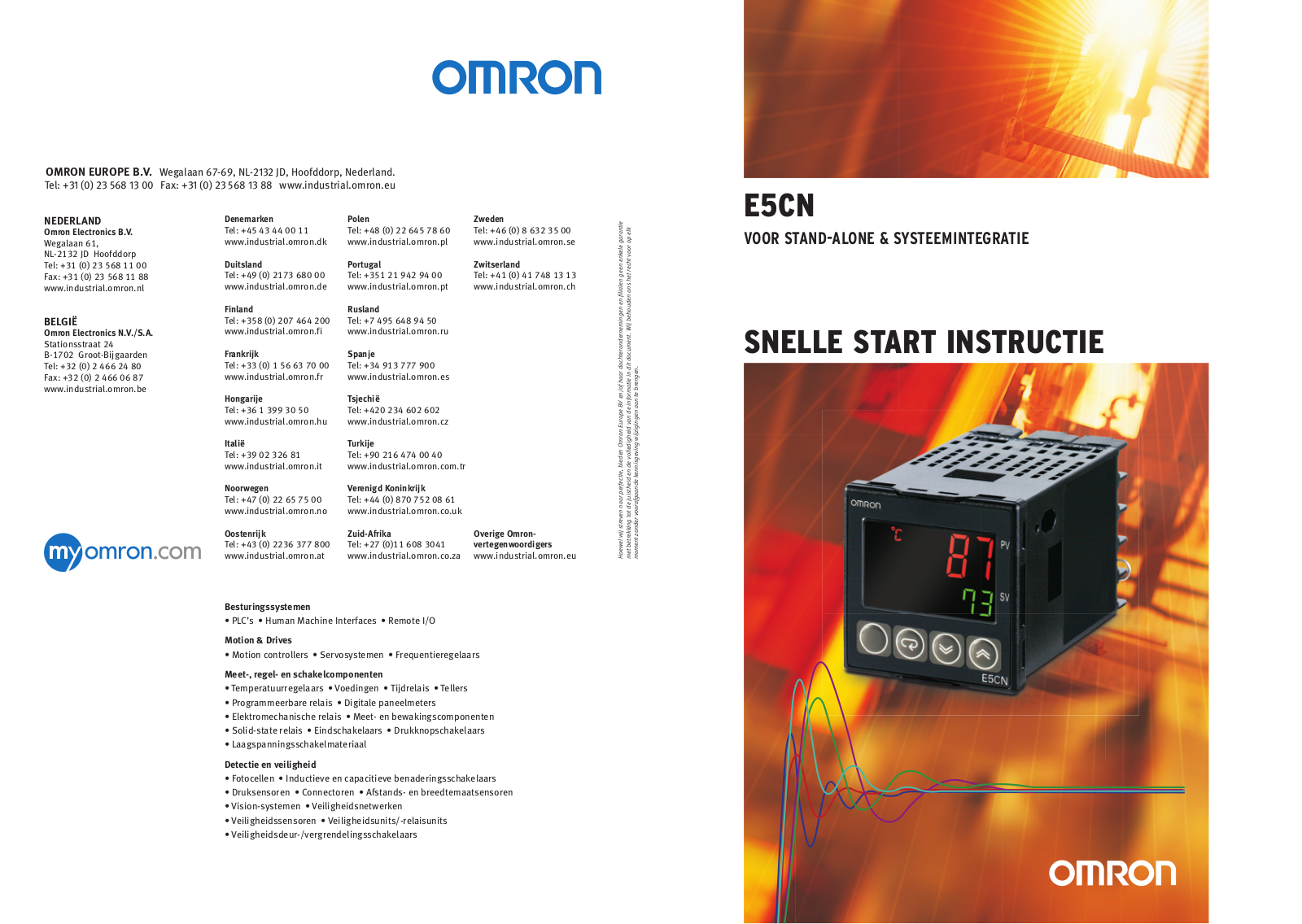 Omron E5CN Quick start guide