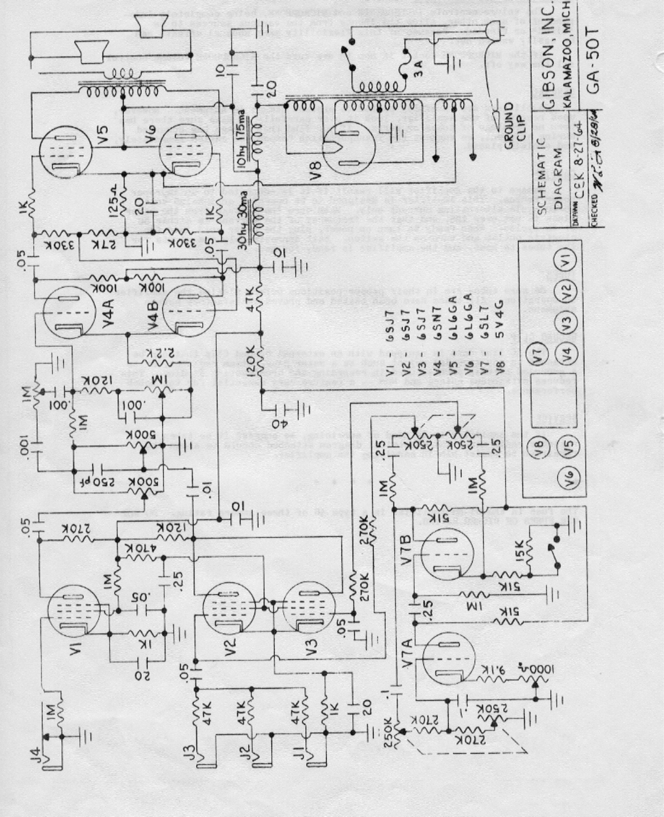 Gibson ga50t schematic