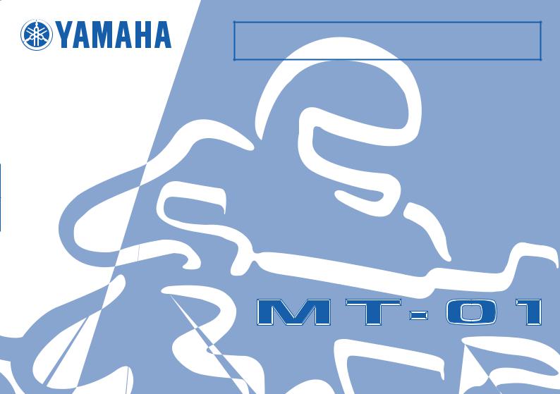Yamaha MT01 SY 2010 Owner's manual