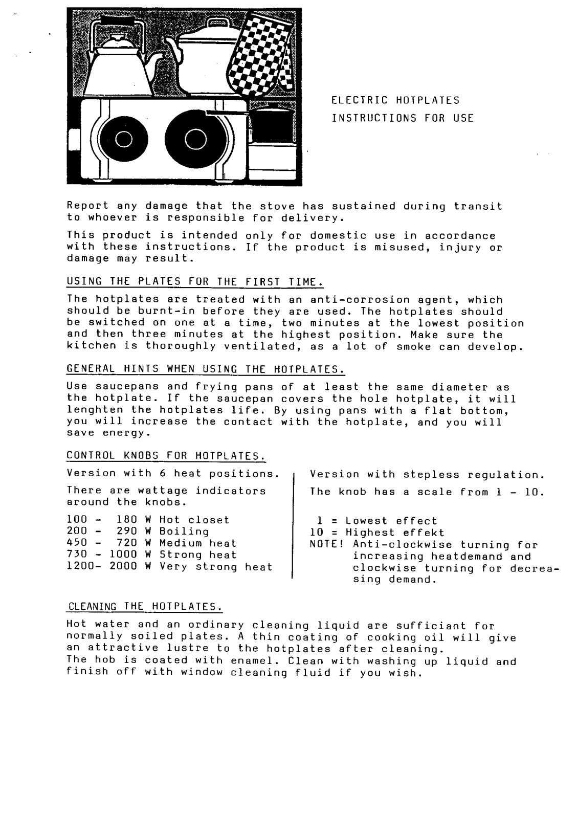 AEG CU212, CU211 User Manual