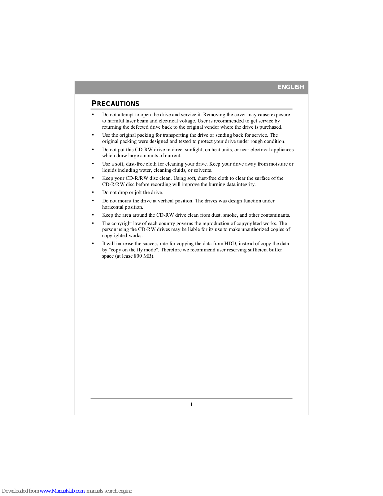 Lite-on Tech 52327s User Manual - ManualMachine.com