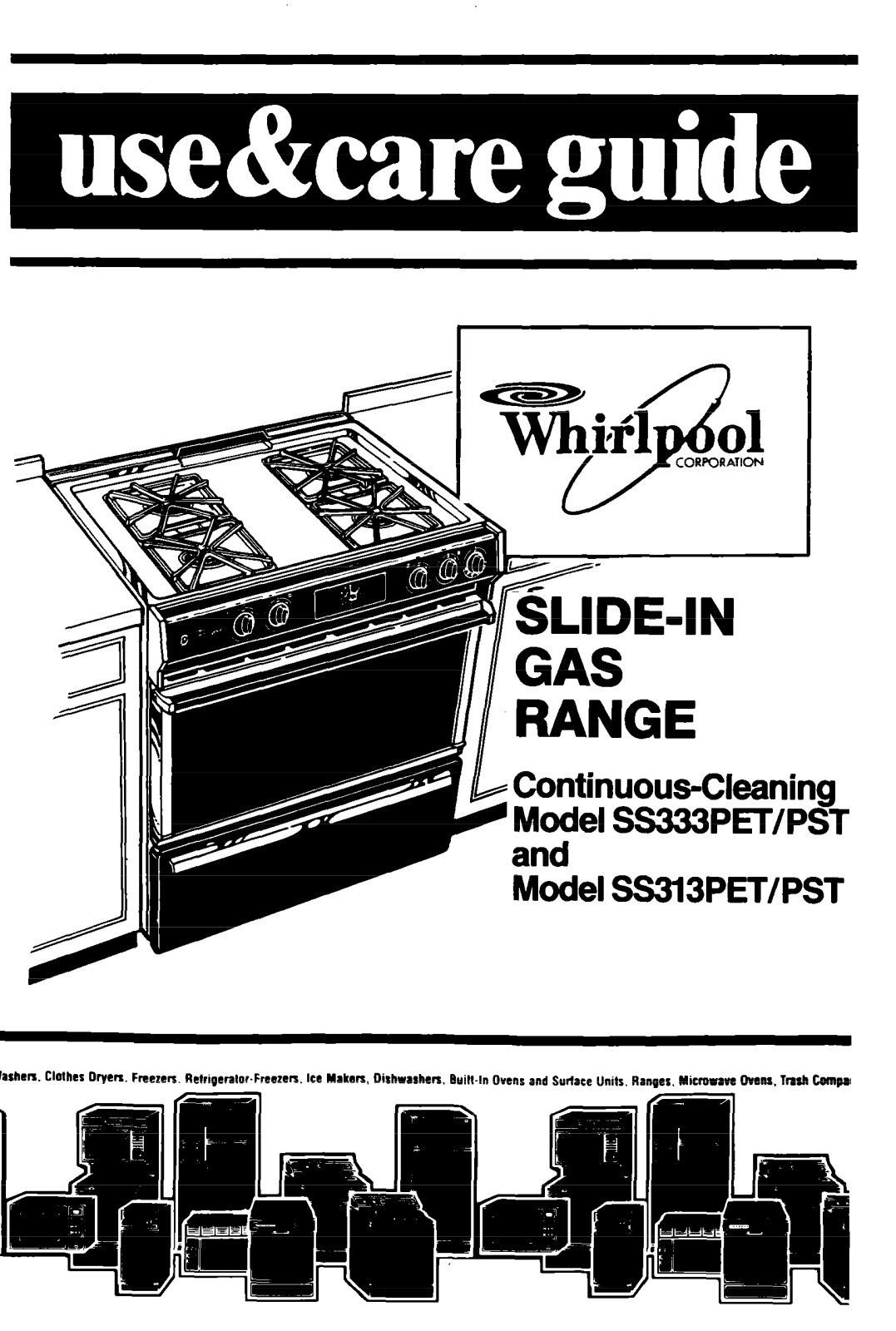 Whirlpool SS313PST, SS333PET, SS333PST, SS313PET User Manual - ManualMachine.com