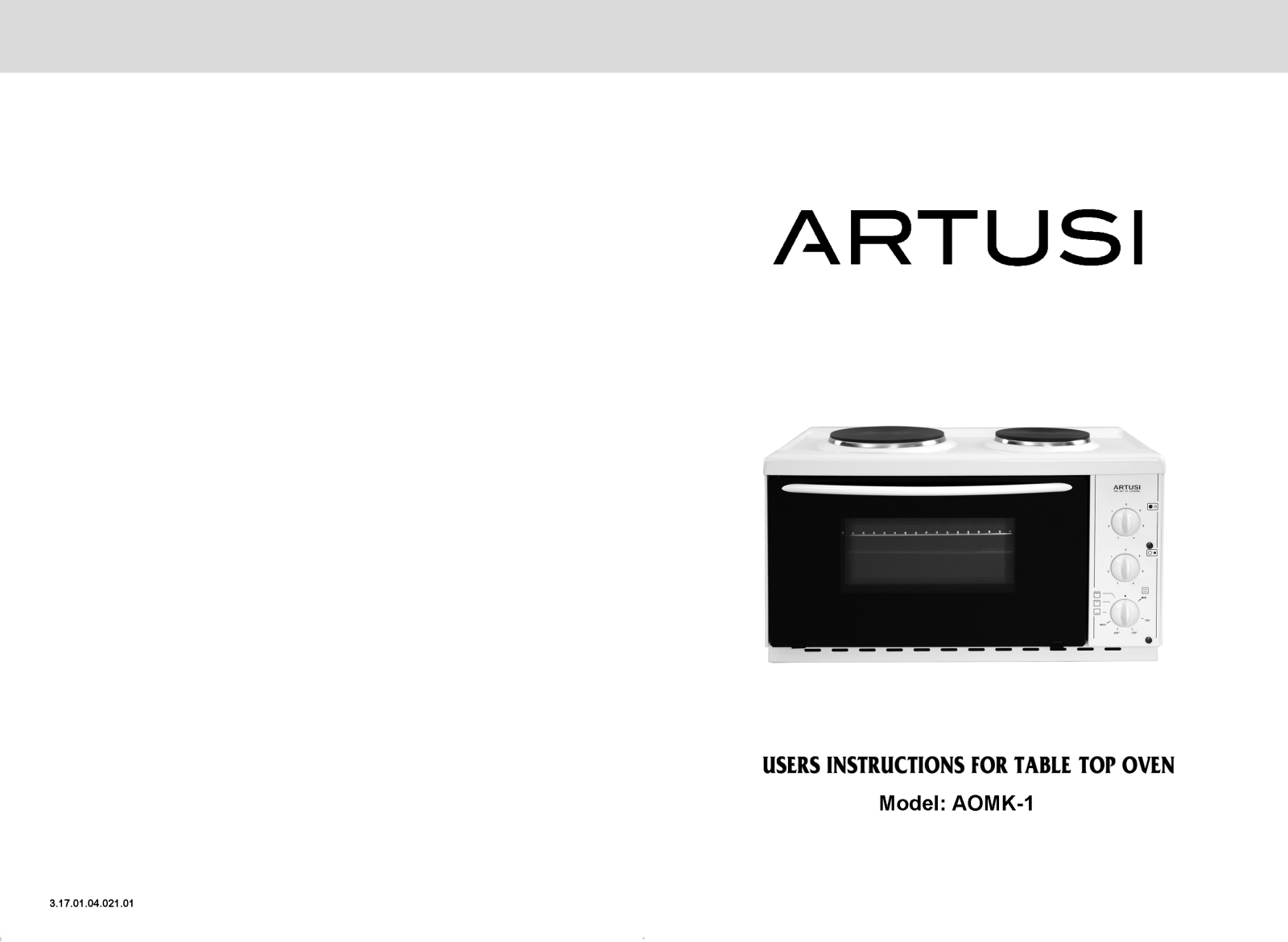 Artusi AOMK-1 User Manual