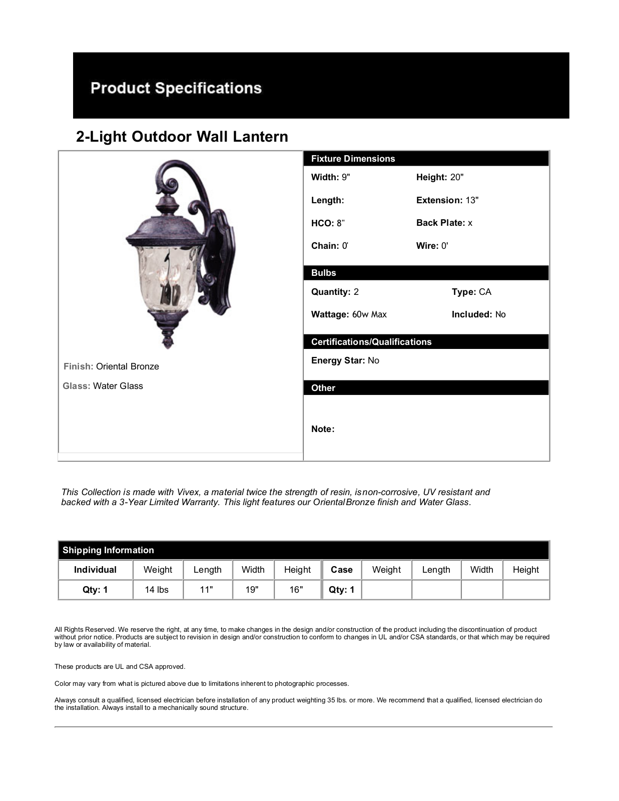 Astoria Grand ASTD3479 Specifications - ManualMachine.com