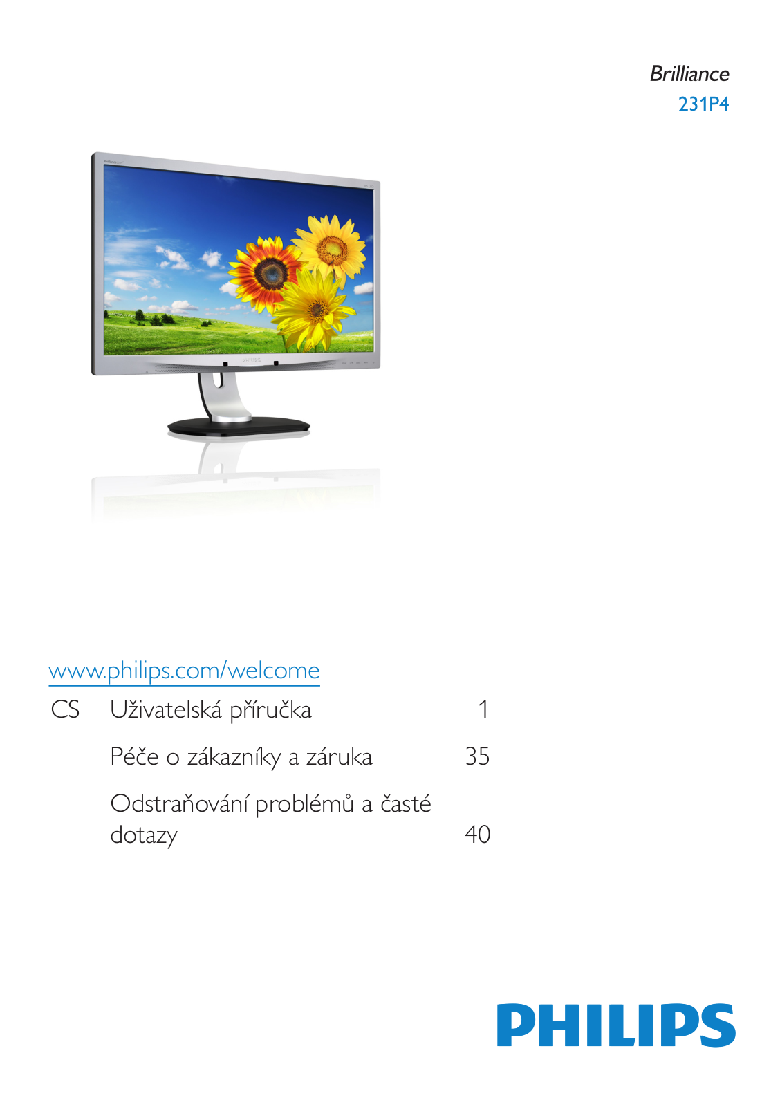 Philips 231P4QPYEB/00, 231P4QPYES/00 User manual