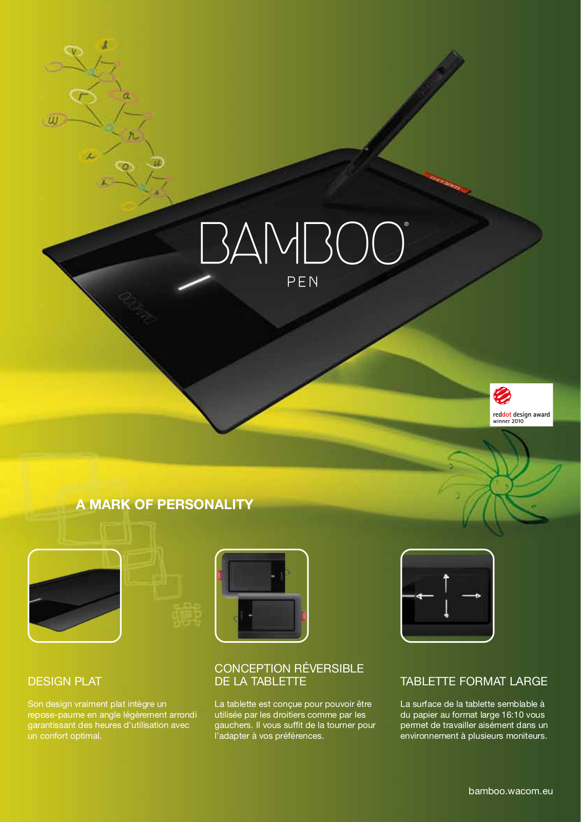 Wacom BAMBOO PEN BROCHURE