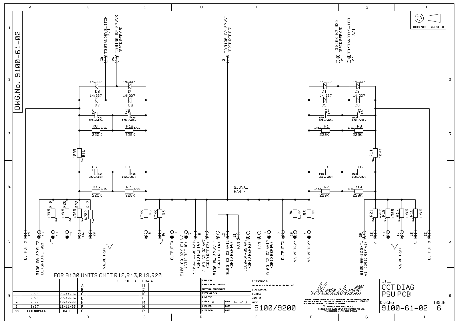 Marshall 9100 schematic