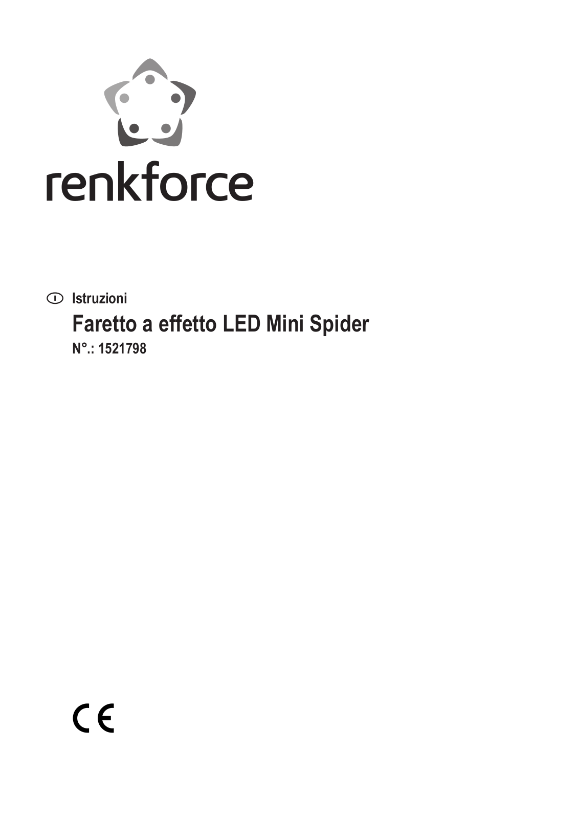 Renkforce 1521798 Operating Instructions