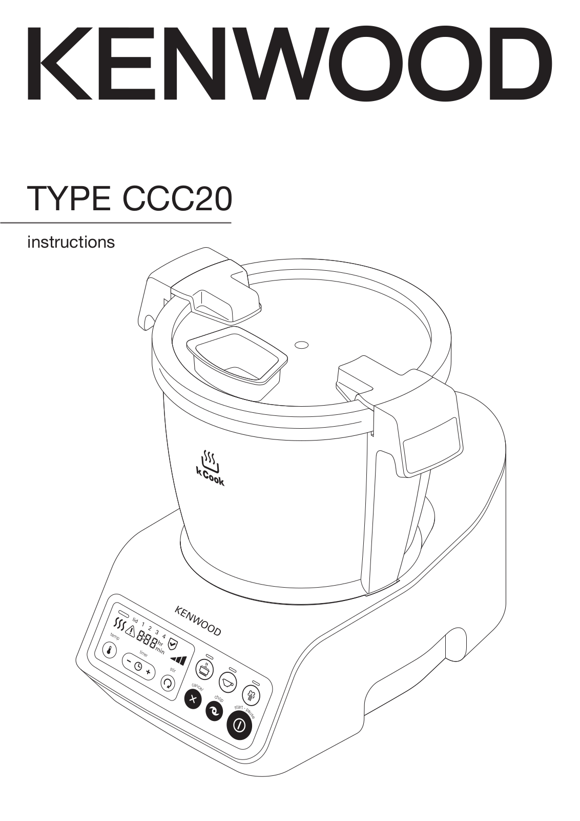 Kenwood CCC201WH User Manual