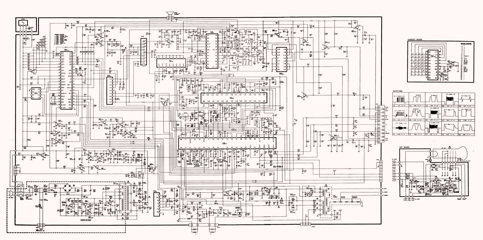 Tensai TCT59BK, AKAI CT2170, KAWA K9115, AXXION AX6121 Schematic