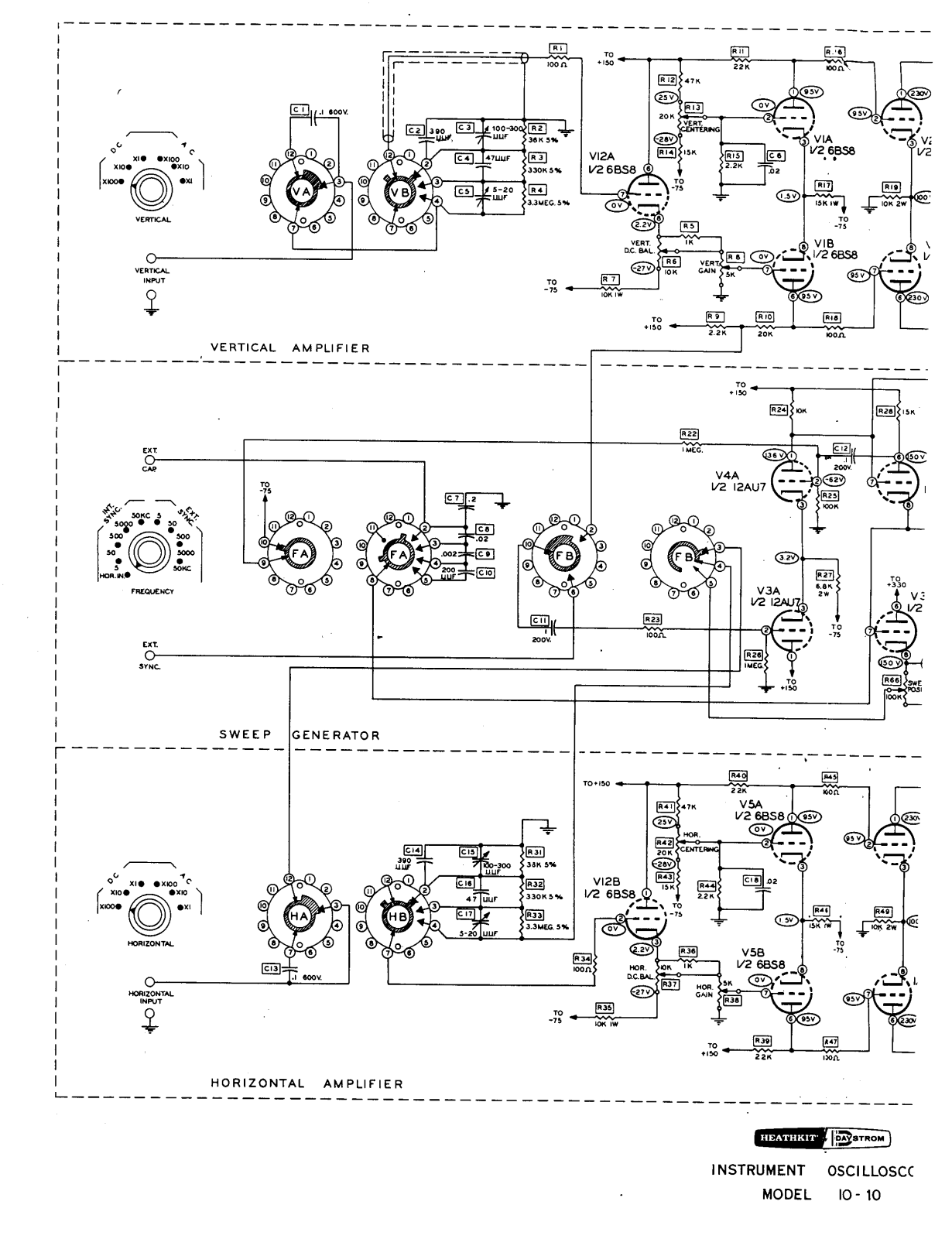 Heath Company IO-10 Schematic