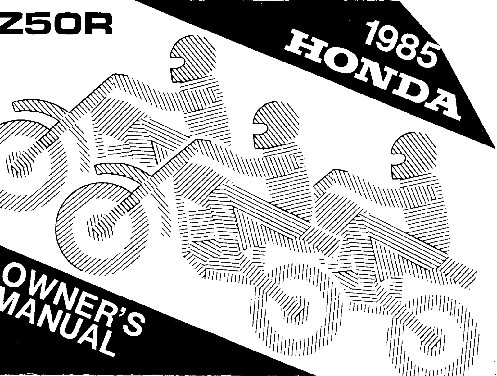 Honda Z50R 1985 Owner's Manual