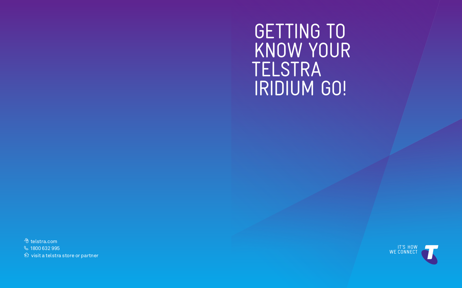 Telstra Iridium GO! User Manual