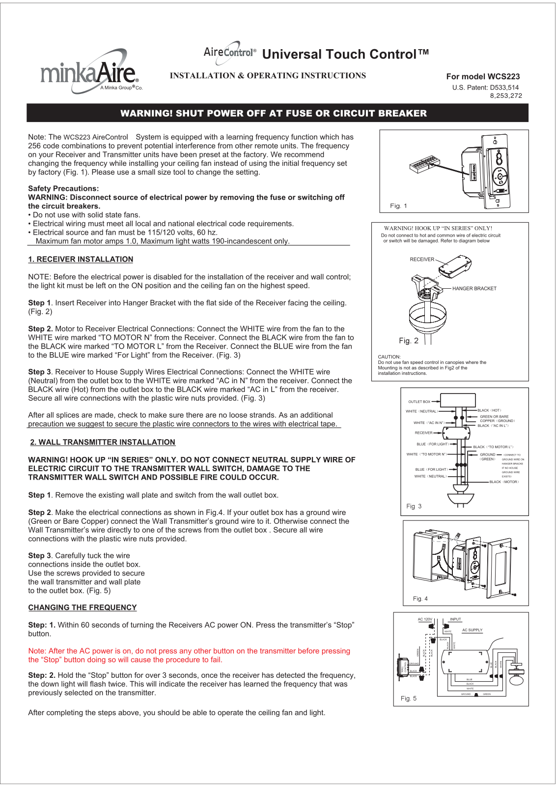 Minka Aire MKA2213 Installation & Assembly - ManualMachine.com