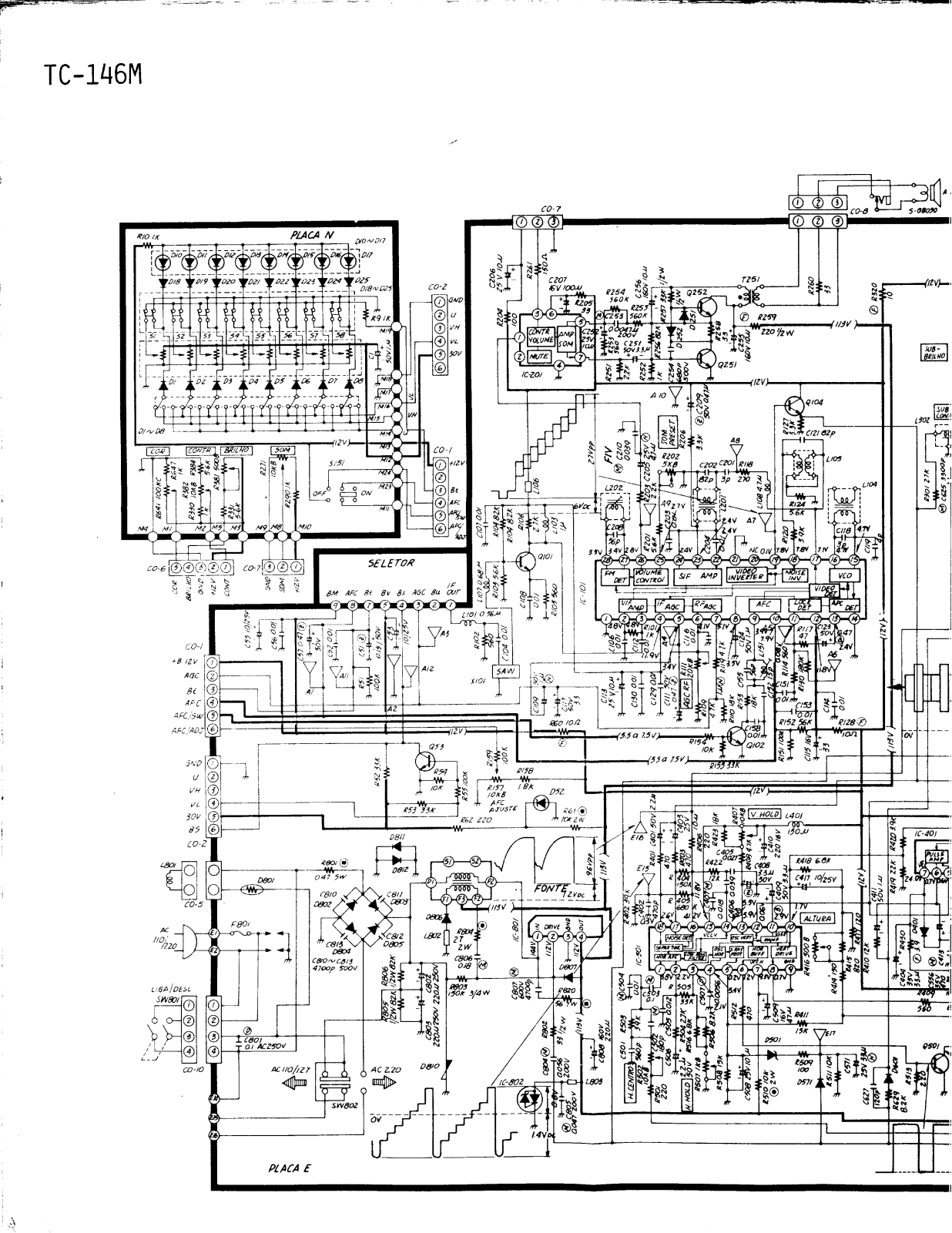 National TC-146M Schematic