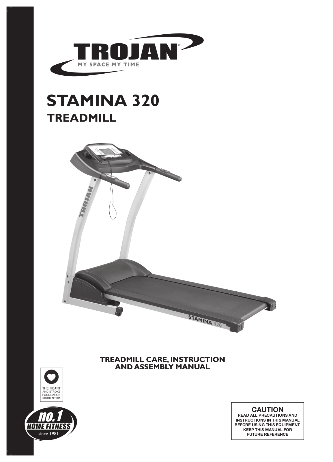 Trojan STAMLINA 320 Care Instructions And Assembly Manual