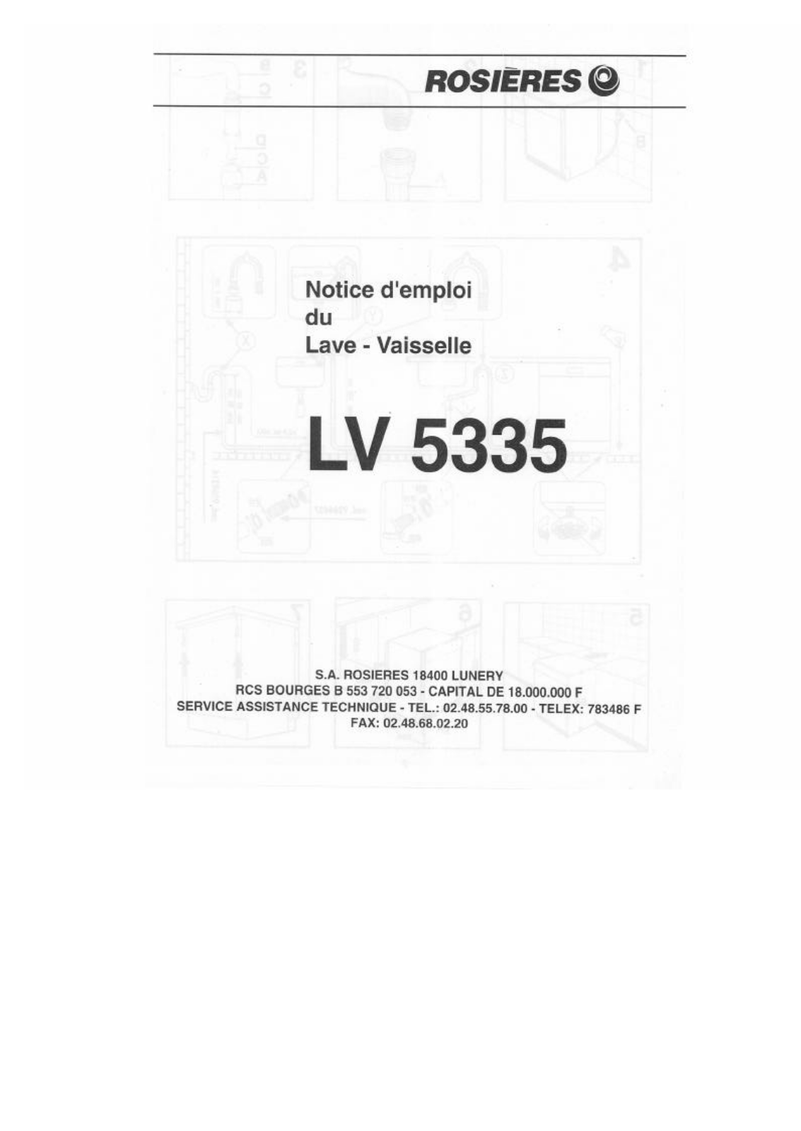 Rosieres LV 5335 User Manual