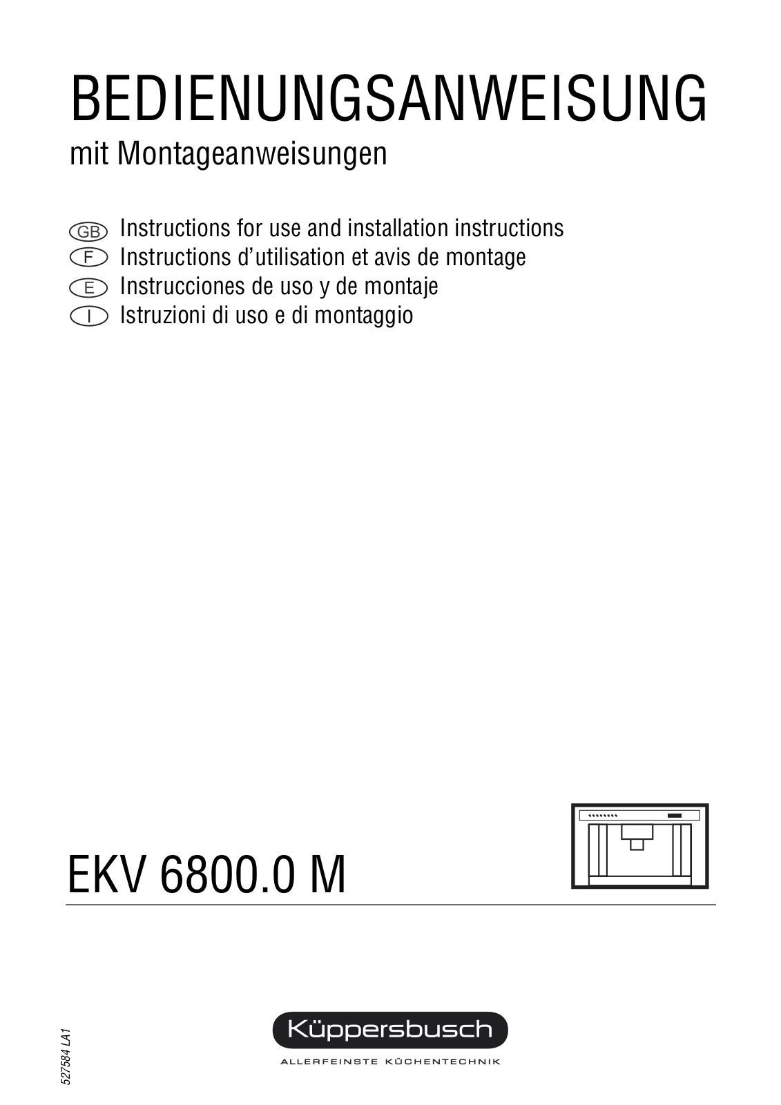 Kuppersbusch EKV 6800.0 M Instruction Manual