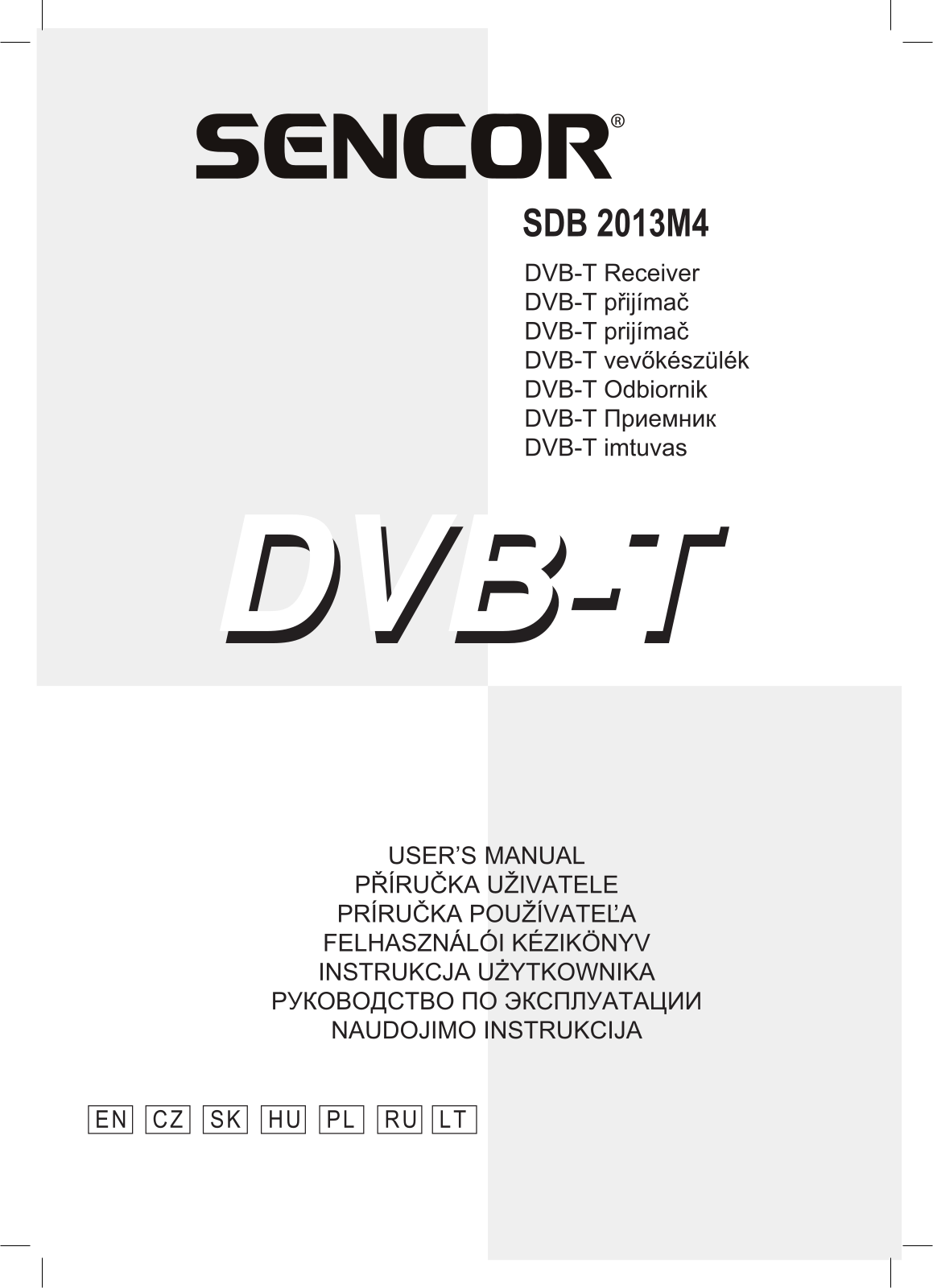 Sencor SDB 2013M4 User Manual