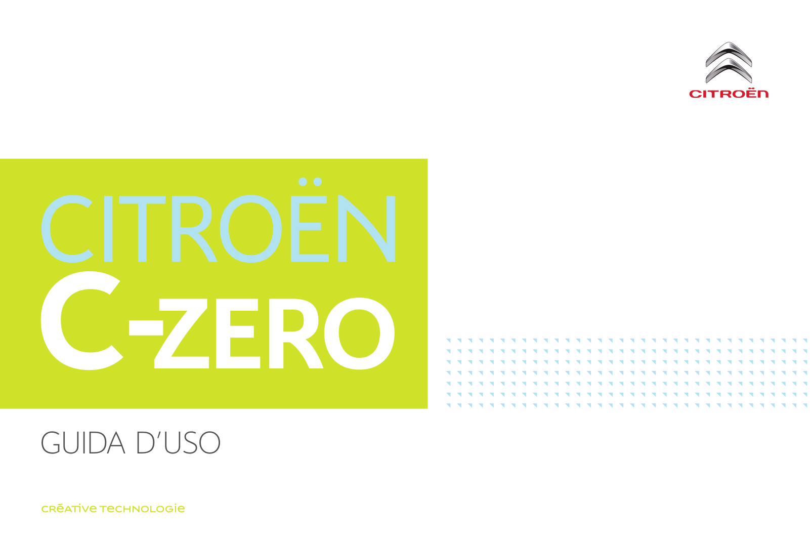 Citroen C Zero User Manual