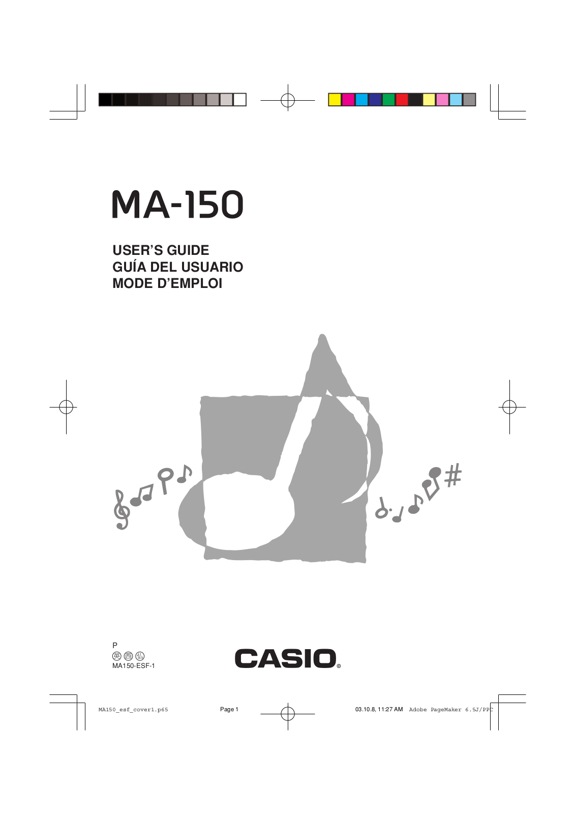 Casio MA150 User Manual