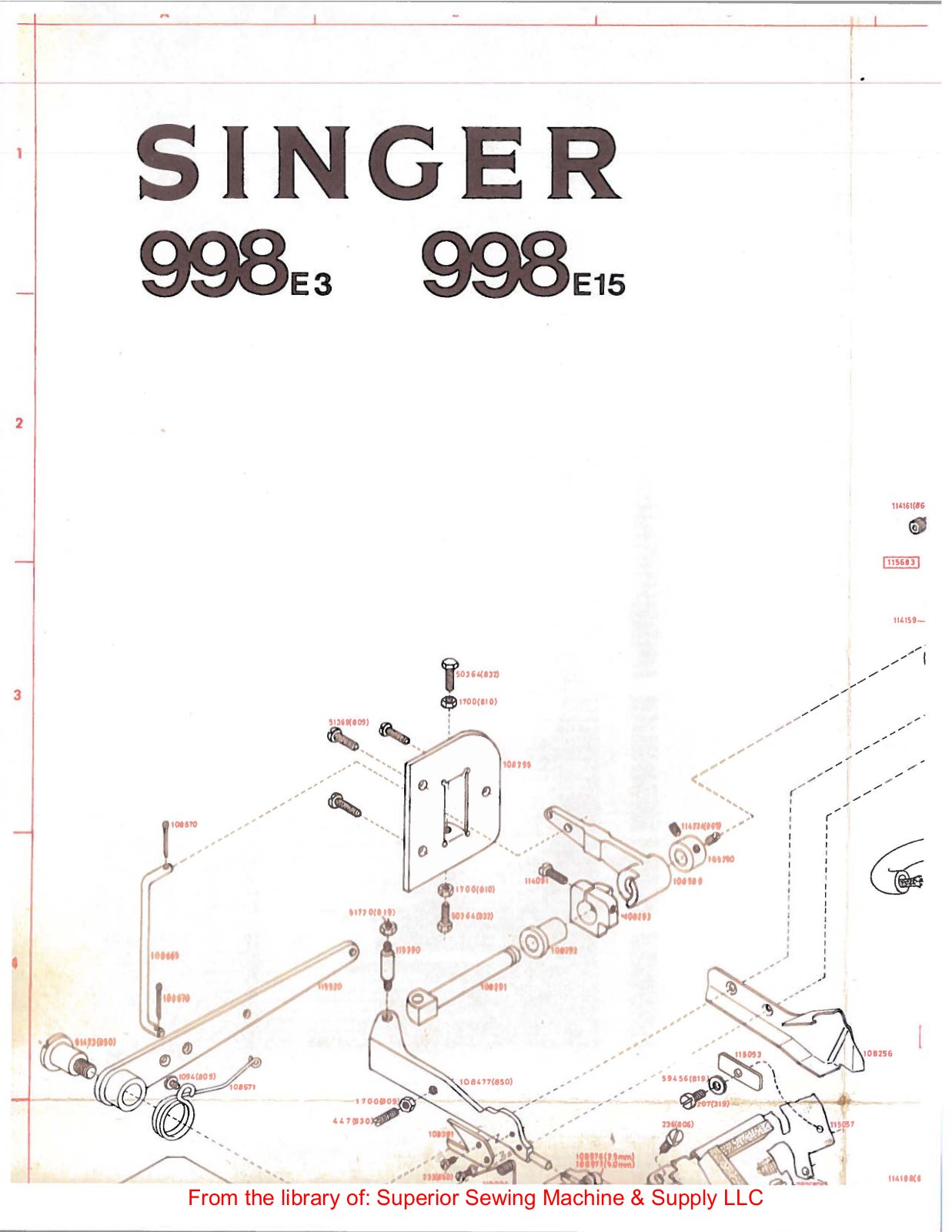 Singer 998E3, 998E15 User Manual - ManualMachine.com