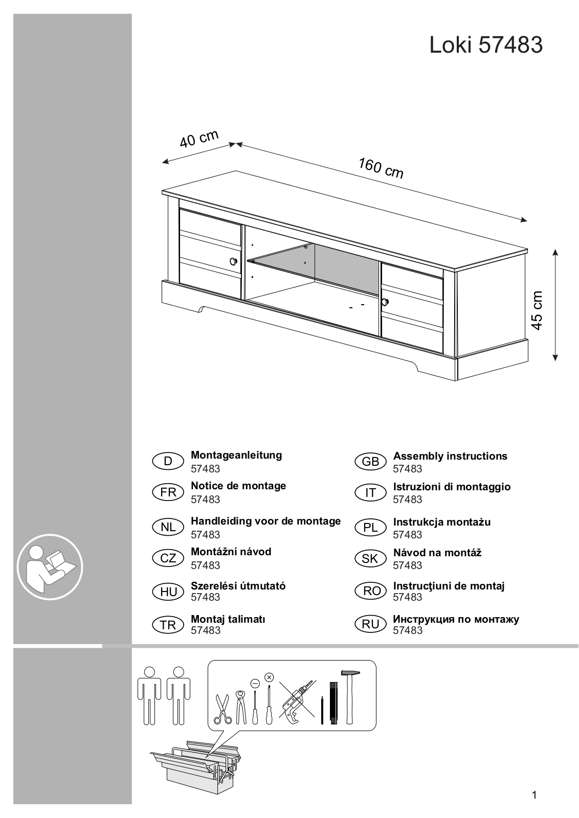 Home affaire Loki Assembly instructions