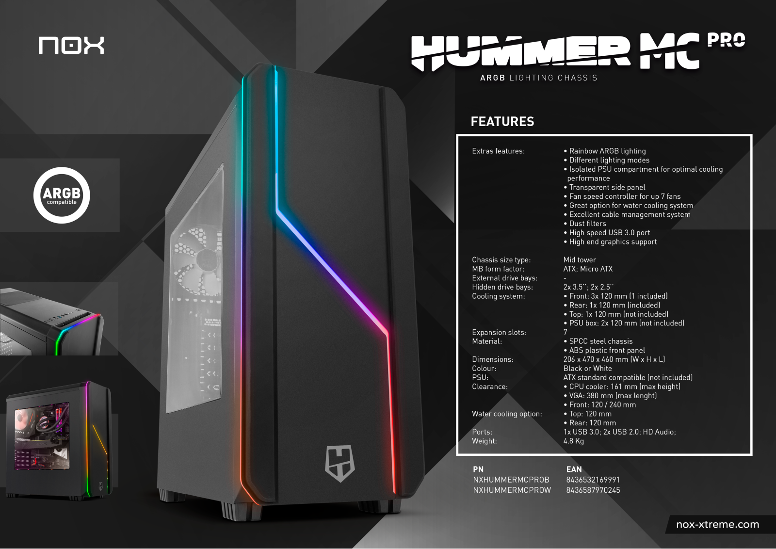 Nox-xtreme Hummer MC Pro User Manual